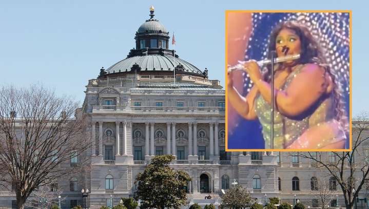 Library Of Congress Decides To Go Ahead And Clean That Flute Lizzo Borrowed One More Time