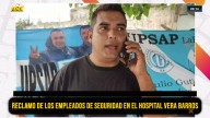 Sigue el reclamo en el Vera Barros del sindicato que agrupa a los trabajadores de seguridad: “Le dieron la concesión a una empresa de Tucumán que pertenece a un referente de otro sindicato.”