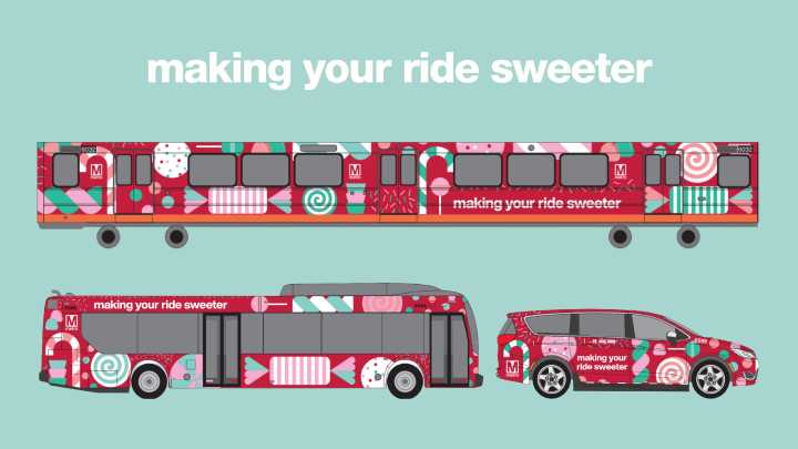 Metro rolls out holiday-themed metro trains in the region