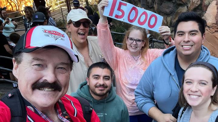 California man marks his 15,000th spin on Disneyland's 'Cars' ride