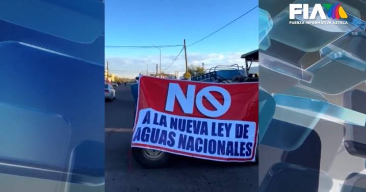 Posada de Andrea Chávez 'se cae' por protesta de agricultores por Ley de Aguas