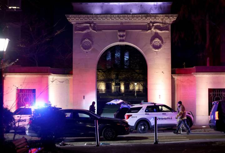 Gunman kills 2, injures 8 in engineering building at Brown University, mayor says