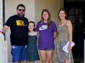 I live on the same property as my ex. Our daughter doesn't have to move her stuff around and gets time with both of us.