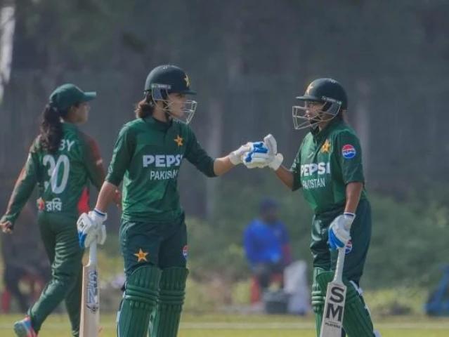 Pakistan women secure 13-run win over Bangladesh
