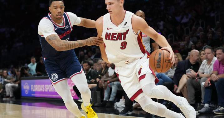 Heat use 30-2 run to pull away, tie franchise record with 24 3-pointers, roll past Clippers 140