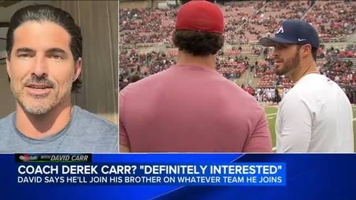QB&A with David Carr: Could Derek Carr be eyeing a coaching job?