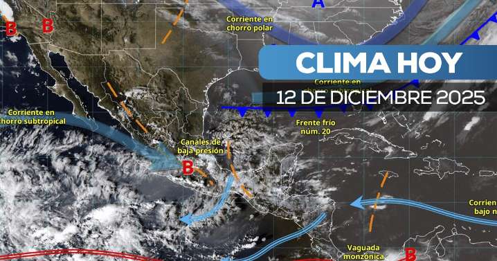 “Ni la Virgen nos quita el aguacero”: así estará el clima en México este 12 de diciembre