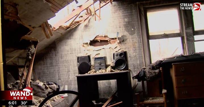 'We lost everything, but we're still here': Decatur family loses house in fire weeks before Christmas