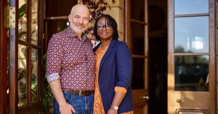 Mark Booth and Suze Chomo leave Rudby Hall Hotel