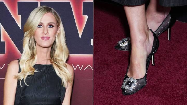 Nicky Hilton Pops in Manolo Blahnik Pumps on the FNAA 2025 Red Carpet
