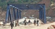 Double-lane steel bridge over Chapra nullah along Ramban
