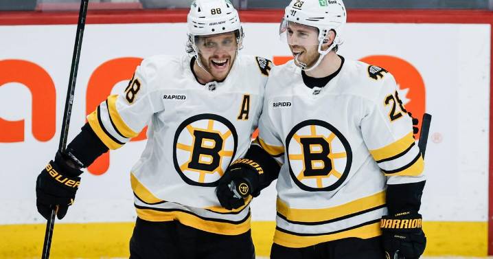 Pastrnak nets 4 points as the Bruins beat the Jets 6