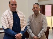 Rajinder Gupta calls on Union Defence Minister Rajnath Singh, discusses issues of Punjab’s border area people [ FULL VIEW ]