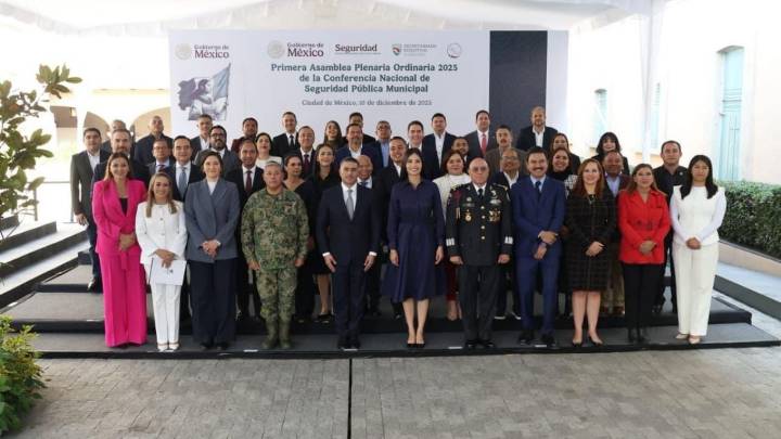 Aprueban acuerdos para reforzar el Modelo Nacional de Policía; García Harfuch encabeza a alcaldes