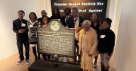 Bullet-pocked marker memorializing 1918 lynching goes on display in Atlanta