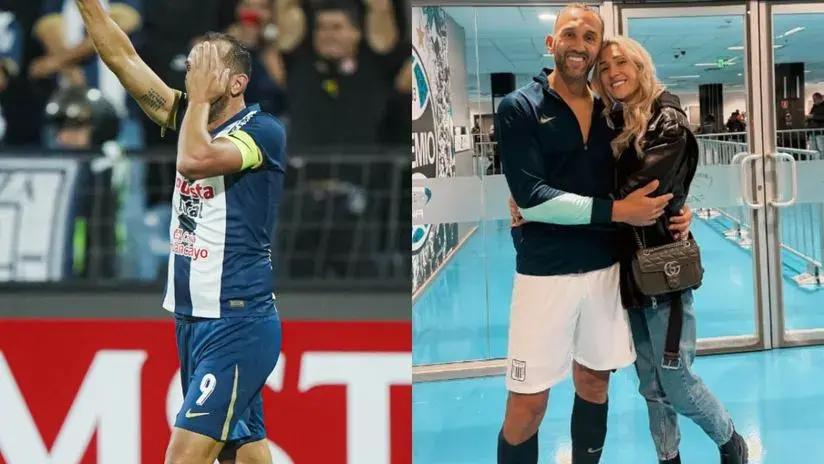 “Nunca olvides que mereces mucho”: el mensaje de la esposa de Hernán Barcos tras su gol en Alianza Lima