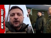 Zelenksy Heads to Front Lines in Battle with Russia