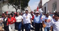 Enrique Valderrama inicia campaña en Trujillo