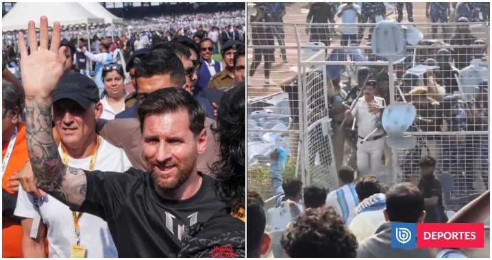 Caos en visita de Messi en la India: destrozos y organizador detenido tras acusación de "estafa"