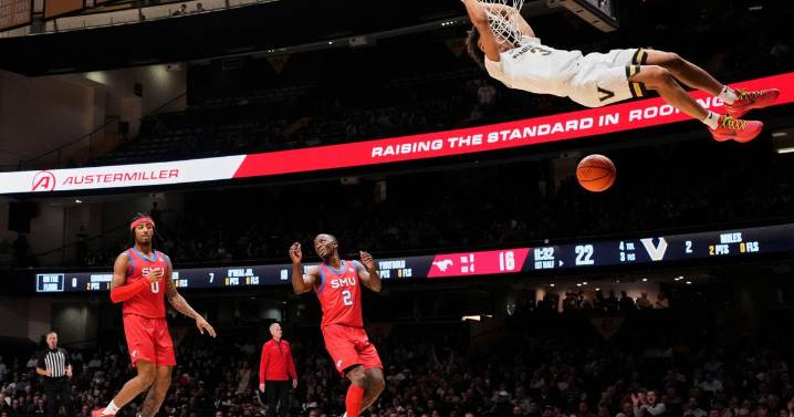 Tyler Tanner scores career-high 26 as No. 17 Vanderbilt beats SMU in ACC/SEC Challenge