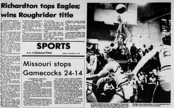 Yesteryear: Richardton claims Roughrider title in close fashion against South Heart