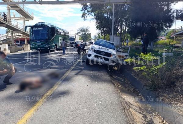 Hombre lesionado tras ser atropellado en Libramiento