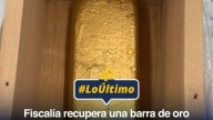 Fiscalía recupera barra de oro valorizada en S/ 2.2 millones proveniente de la minería ilegal