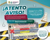 Cierre temporal de avenida en Cabo San Lucas por obras de la nueva desaladora