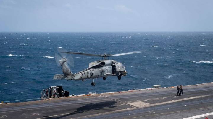 US Navy says it recovered two aircraft that crashed into South China Sea