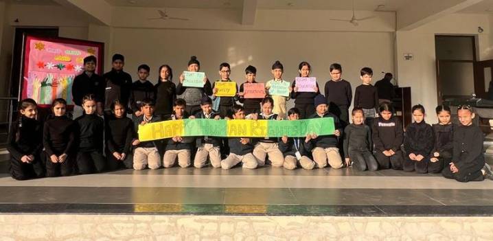 Bhavan Vidyalaya, New Chandigarh, organise assembly to commemorate Human Rights Day