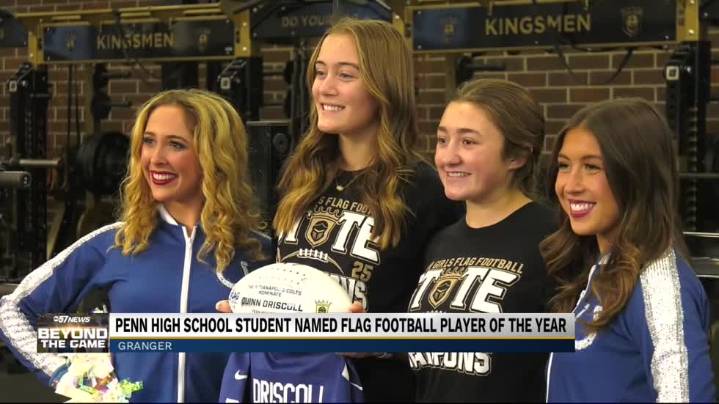 Penn High School's Quinn Driscoll named State's Flag Football player