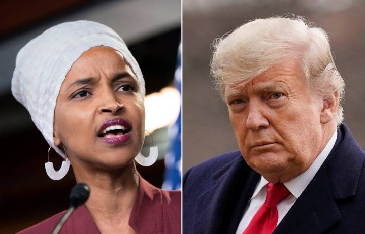 Rep. Ilhan Omar responds to 'creepy' Trump calling her 'garbage'