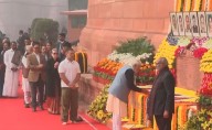 PM Modi, MPs pay tributes to security personnel killed in 2001 Parliament terror attack