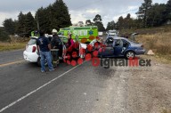 Choque frontal en la Toluca-Zitácuaro deja cuatro lesionados