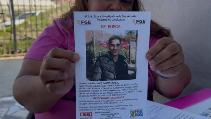 Madre prosigue la lucha por encontrar a su hijo desaparecido
