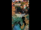 American tackled by US military servicemen in Japan