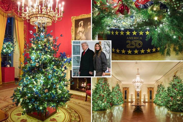 First lady unveils WH Christmas decorations
