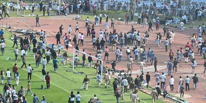 Visita de Messi a estadio de Calcuta termina en disturbios