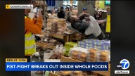 Brawl inside downtown Los Angeles Whole Foods caught on video
