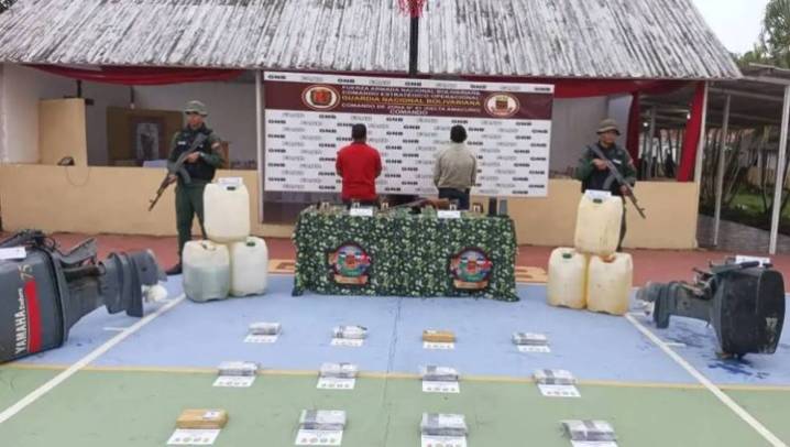 Drogas, armas y personas iban en triple combo delictivo interceptado por la GNB 61