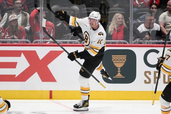 Bruins assign forward to Providence ahead of game vs. Blues