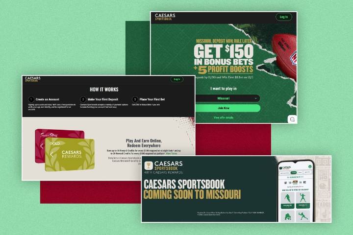Caesars Sportsbook Missouri Promo: Claim $150 in Bonus Bets With Promo Code INDYMO