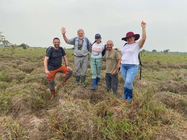 Investigadores de Universidad de Montpellier, Francia acompañan estudio de surales en Casanare