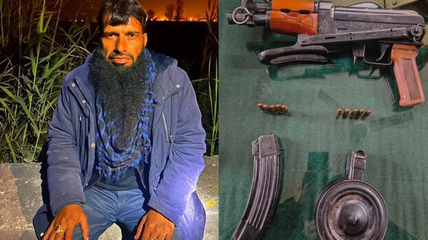 Abdul Khalik caught with AK47: Terrorist arrested after trying to infiltrate border: Security agencies on high alert