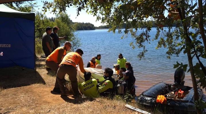 ÚRGENTE EN ÑUBLE 🔴Hace pocos minutos encontraron los cuerpos de las 2 personas extraviadas en el Tranque Coihueco.