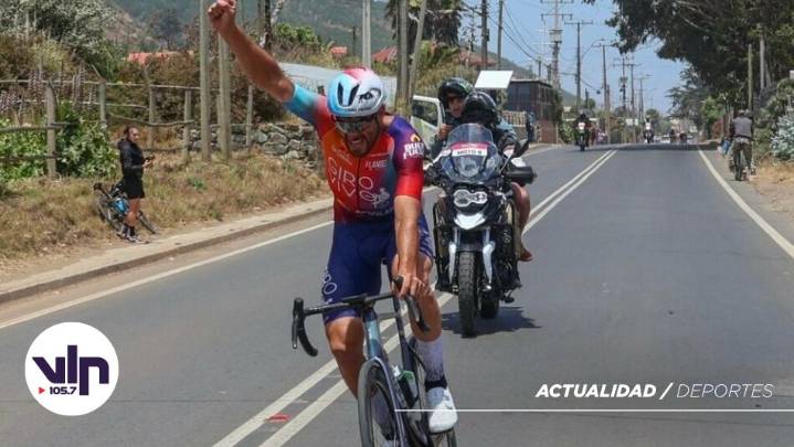 Emiliano Pérez gana la 1era etapa del Curicó Tour 2025 realizada este sábado
