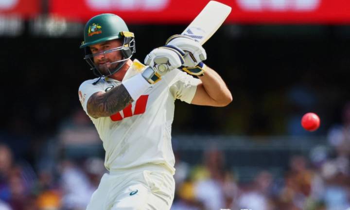 Weatherald and Labuschagne post half centuries to help Australia to 228