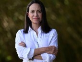 Los cuatro presidentes invitados por Machado para recibimiento del Nobel