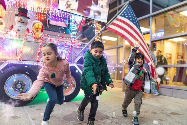Tree lighting, big trucks: C.S. Mott Children’s Hospital kicks off holidays
