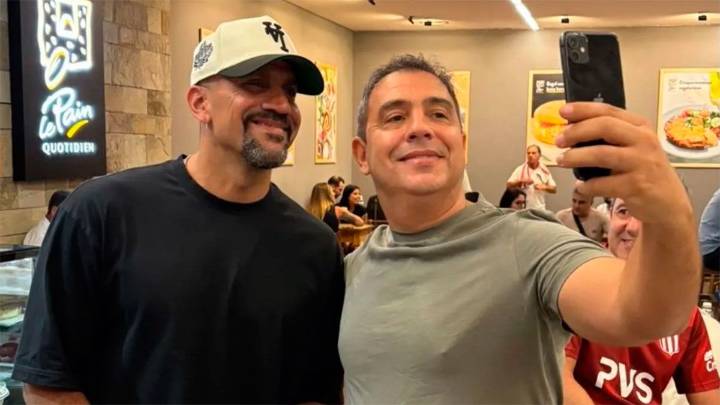 En medio de la suspensión, Verón arribó a Santiago del Estero para ver la final desde la tribuna